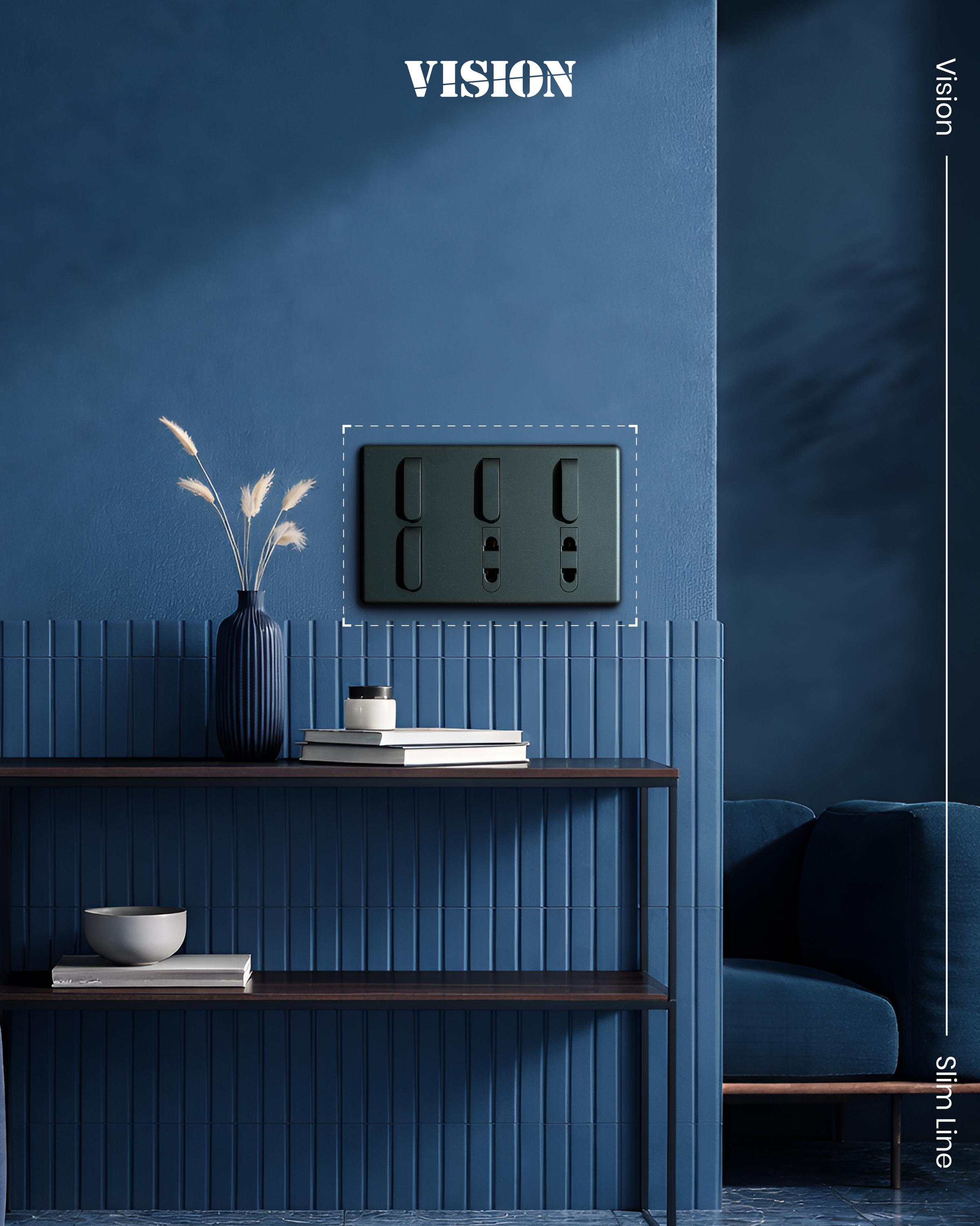 Slim Line — dark interior installation