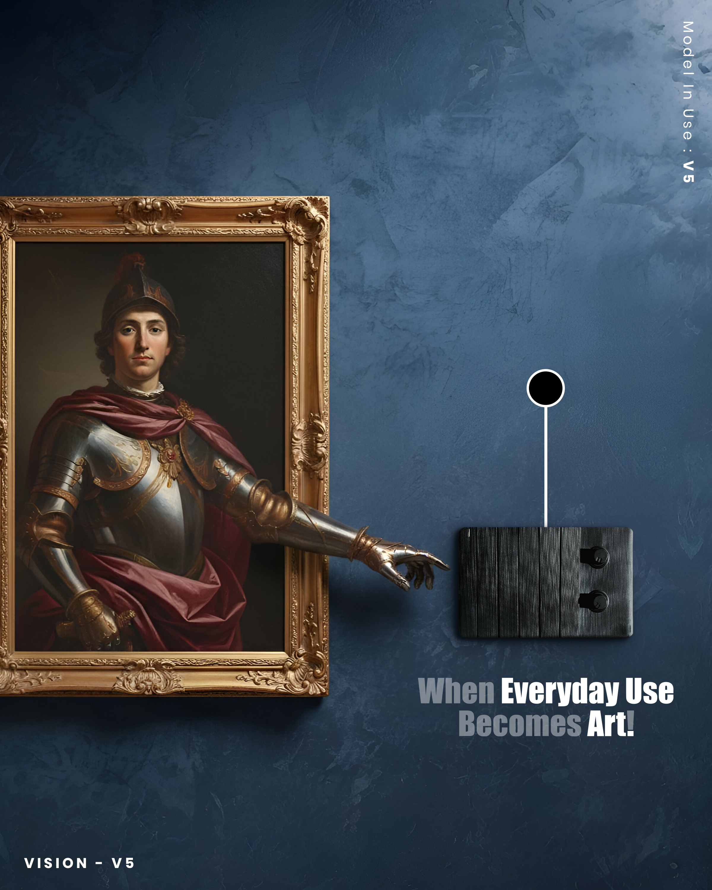 V5 in living space — everyday use becomes art