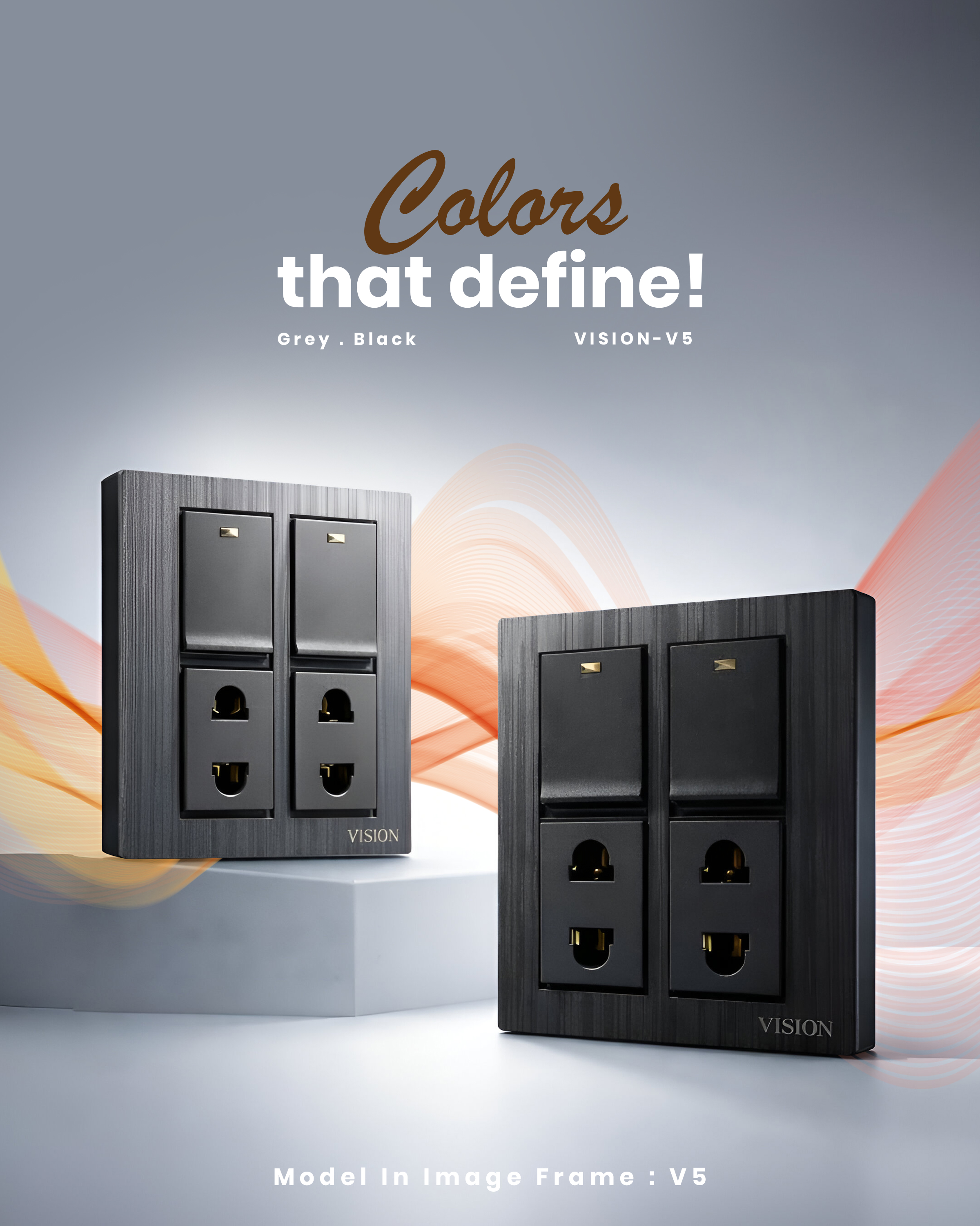 V5 Grey and Black finishes